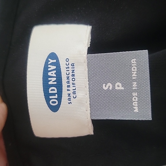 Old Navy Black Eyelet Shift Dress, Size Small. - Picture 3 of 6